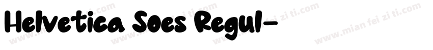 Helvetica Soes Regul字体转换